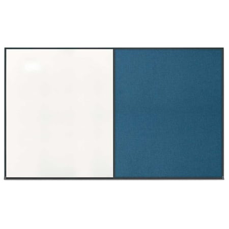 United Visual Products Single Door Radius Corkboard, 36"x36", Hea, UV7012RC-BLACK-CLOUD UV7012RC-BLACK-CLOUD